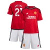 Maillot de Supporter Manchester United Antony 21 Domicile 2023-24 Pour Enfant